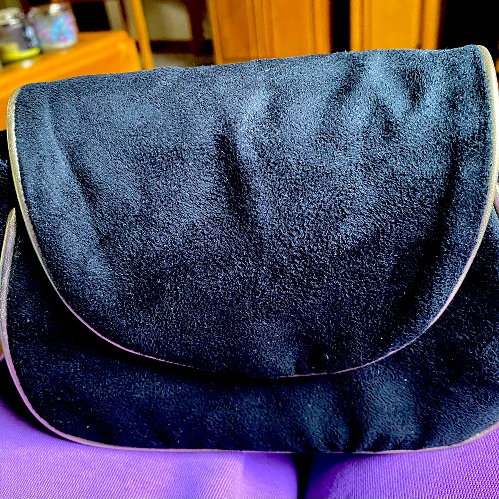 Body Shop—Black Velveteen Cosmetic Bag